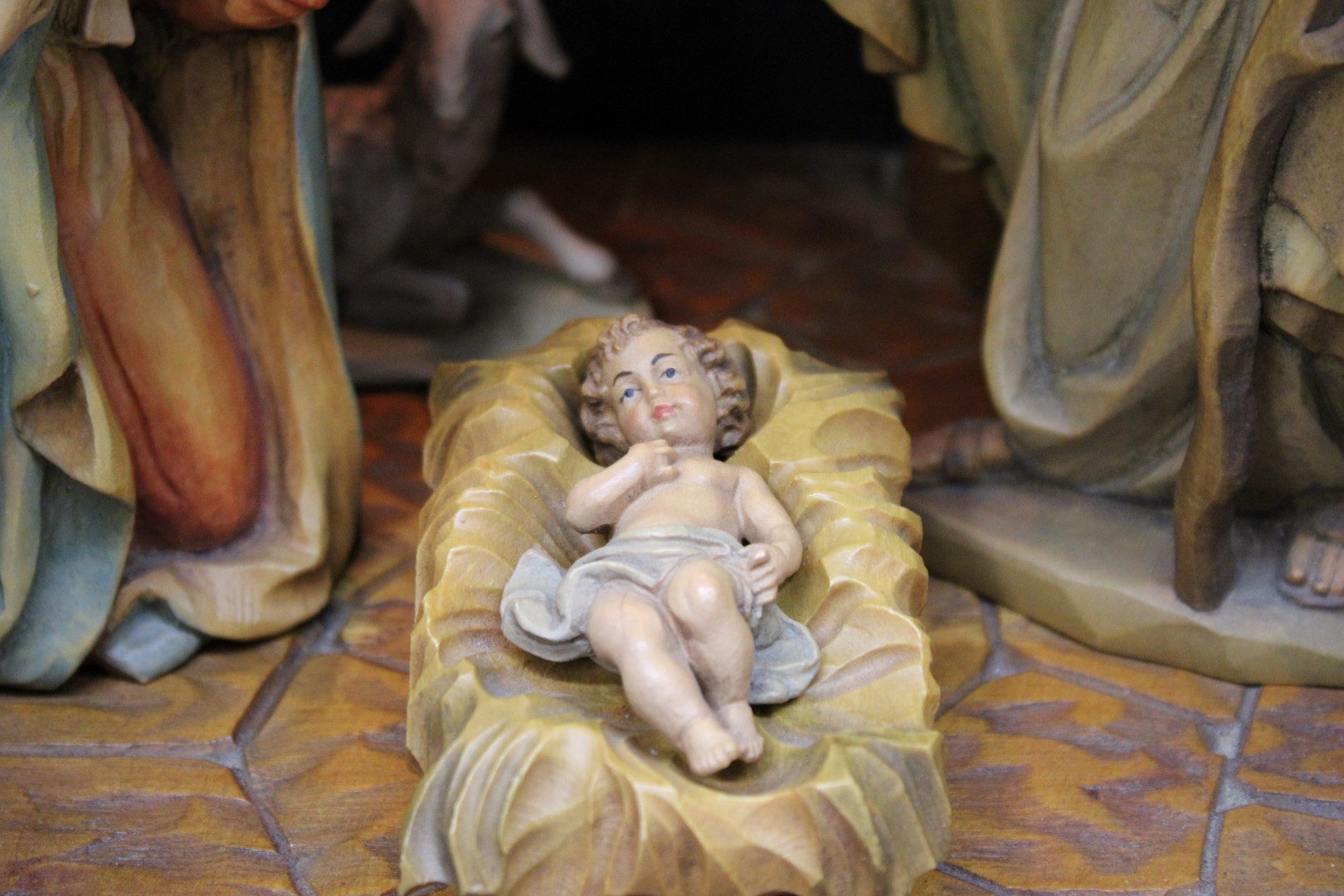 アンリ人形　ANRI 12㎝　【Girl with Lamb nativity】 アンリ人形 ANRI 12㎝ 【Girl with Lamb nativity】 - メルカリ